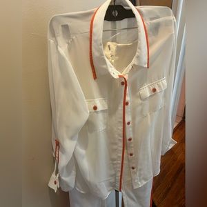 Creamsicle pants set